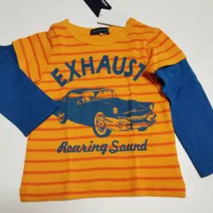 360 100cm ANIMAL KIDアニマル キッズ 接結素材長袖 T シャツ ロンt 未使用品　車