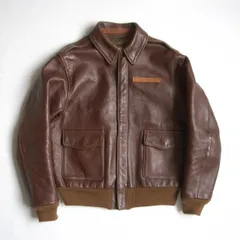 【実名復刻/ROUGH WEAR】Canyon leather Craft【A-2 ホースハイド フライトジャケット】 36 キャニオン レザー 馬革  26010756