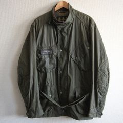 【雰囲気抜群】 BARBOUR 【Antique International Jacket】Ｌ インターナショナル ワックスドコットン モーターサイクル ジャケット  s2601050