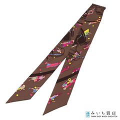 HERMES エルメス ツイリー エクスリブリス パリジェンヌ ブルー お箱