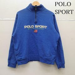 ポロスポーツラルフローレン ハーフジップ スウェット センターロゴ M 