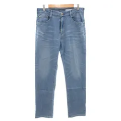 エドウィン EDWIN JERSEYS COOL FLEX レギュラーストレート デニムパンツ ジーンズ ストレッチ リネン混 L ライトインディゴブルー /AE