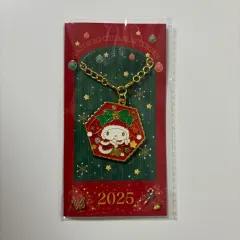 サンリオ 2025 クリスマス マイメロディ マイメロディ グリッター メタル チェーン キーホルダー