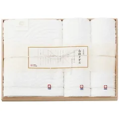 【お取り寄せギフト26A】今治謹製 白織タオル バス・フェイスタオルセット SR23050(A3)