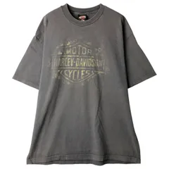 古着 00年代 ハーレーダビッドソン Harley-Davidson ファイヤーパターン モーターサイクル バイクTシャツ メンズXL相当/eaa607374