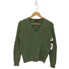 ポロラルフローレン POLO RALPH LAUREN ケーブル Vネックニット レディース JPN：S 