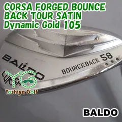 ウェッジ バルド CORSA FORGED BOUNCE BACK TOUR SATIN/Dynamic Gold 105/S200/58[136868]