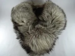 【USED/A】SAGAFOXサガフォックス ショール ファー 銀ぎつね