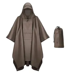 雨具 アウトドア 耐久性 レディース 防水 メンズ 防?自転車 カッパ レインコート バイク アウトドア レインウェア 通学 レインポンチョ 通勤 ハイキング ポンチョ 多機能 収納袋付 [Formemory] 7種色