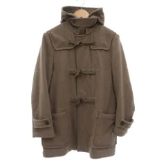 コムサイズム COMME CA ISM ダッフルコート S トグルボタン ミドル ハーフ丈 ウール ベージュ /AE