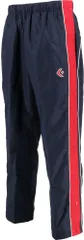 コンバース CONVERSE バスケット ウォームアップパンツ メンズ レディース 男性 女性 長ズボン ボトムス ロング丈 防寒 裏起毛 サイドフルオープン 練習 トレーニング 部活動 クラブ チーム  CB182102P 2964 ネイビー×レッド