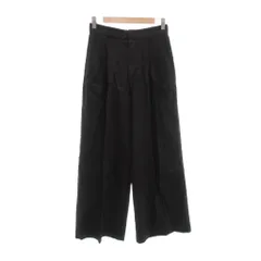 ジャーナルスタンダード JOURNAL STANDARD 23SS リネンブレンド タック ワイドパンツ スラックス 黒 ブラック /AE 