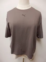 PUMA Ｔシャツ ブラウン Ｍサイズ プーマ 601F03