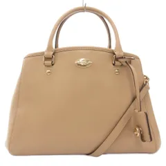 コーチ COACH ハンドバッグ ショルダー 2WAY ロゴ レザー 本革 ベージュ F34835 /AE