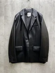ZARA ザラ フェイクレザー テーラード ジャケット sizeUSA M/黒 ■◇メンズ