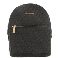 マイケルコース MICHAEL KORS リュック バックパック デイパック アディナ MKシグネチャー ロゴ レザー 35T1G4AB2B 黒 ブラック /GV