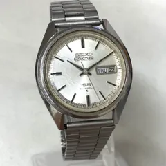SEIKO セイコー 5 ACTUS 自動巻き 腕時計 6106-7510 デイデイト シルバー文字盤 ラウンドフェイス  yh111501
