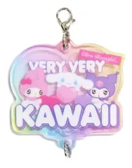 【中古】キーホルダー 【シークレット】マイメロディ＆クロミ 「サンリオキャラクター トレーディングコネクトチャーム すきぴ」