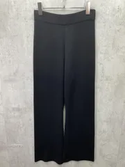 美品 Chaos カオス シルク混 ミラノ パンツ スウェット 裾スリット sizeF/黒 ■◇レディース