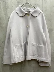 49AV JUNKO SHIMADA 49アベニュージュンコシマダ 6252377 ショート丈メルトンジャケット size38/グレー ◆■レディース