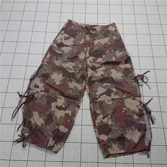 ◇ Θ シーアイエーパニック CIAOPANIC カモフラージュ柄 ナイロンカーゴパンツ メンズ ONEサイズ E  【1511120013737】