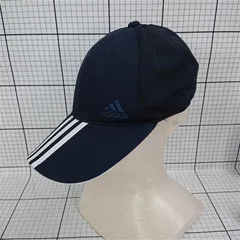 ◇ Θ アディダス adidas メッシュキャップ ネイビー系 フリーサイズ メンズ E  【1510230015952】