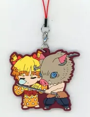 【中古】雑貨 我妻善逸＆嘴平伊之助 「鬼滅の刃 滅!カプセルラバーマスコット12」