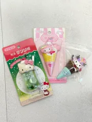 サンリオ 喫茶 カフェデザート 3種 まとめ クリームソーダ ハローキティ マグネットHELLO KITTY