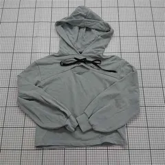 ◇ Θ イートミー EATME レースアップパーカー ライトグレー レディース E  【1512220017328】