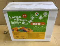 HIUME 100ピース 5色4形状 大きいサイズ 基礎ブロックセット--526505 B0CZ8BMLKK