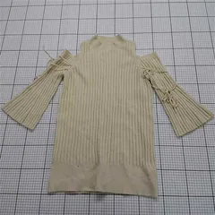 ◇ Θ スナイデル SNIDEL SWNO224285 オープンショルダーリブニットトップス アイボリー系 レディース E  【1512220017618】