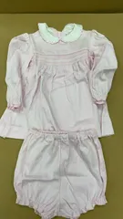 CELINE BABY◆ワンピース/95cm/コットン/PNK/パンツ付 NO968