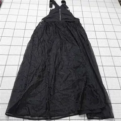 ◇ Θ エーアイシー A.I.C. サロペットスカート ブラック系 M レディース E  【1512220019667】