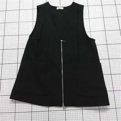 ◇ Θ レプシィム LEPSIM LP062676AD ジップベスト ブラック系 レディース Fサイズ E  【1512220018158】