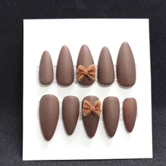 バレンタインネイル　ネイルチップ