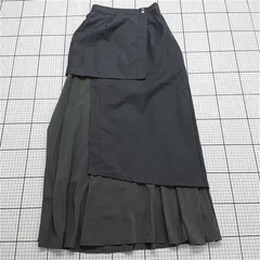 ◇ Θ アンドジェム &g'aime 988-60619 アシンメトリースカート ブラック系 レディース E  【1512220021486】