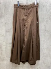 niko and ニコ アンド ワンポイントロゴ ロング フレア スカート sizeM/茶  ◇■レディース