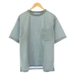 ニコアンド Niko and.. Tシャツ 半袖 クルーネック ワンカラー 3 青 ブルー /BB ■GY58