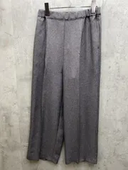 新品 le.coeur blanc ルクールブラン ツイードライク イージーワイド パンツ size38/茶  ■◇レディース