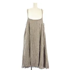 サマンサモスモス SM2 フレアワンピース ミモレ ロング キャミソール 花柄 F グレー /BB ■GY58