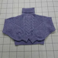 ◇ ⊇ エミリオプッチ Emily Toilet タートルネック ケーブル編みニット S パープル系 レディース E  【1512220022148】