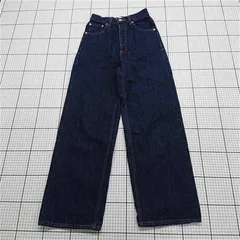 ◇ Θ アズールバイマウジー AZUL BY MOUSSY ワイドデニムパンツ Sサイズ レディース E  【1512220021998】