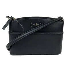 Kate spade(ケイトスペード) ショルダーバッグ美品  - WKRU4194 黒 レザー