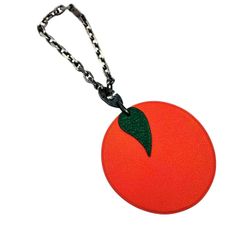 HERMES エルメス フルーツ チャーム オレンジモチーフ ミカン