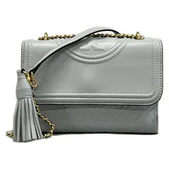 TORY BURCH(トリーバーチ) ショルダーバッグ フレミング ライトブルー チェーンショルダー/キルティング レザー