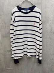 POLO RALPH LAUREN ポロ ラルフローレン ボーダー Tシャツ sizeM/白ｘ黒  ■◇レディース