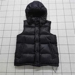 ◇ ⊇ ビームス BEAMS ダウンベスト フード付き ブラック系 メンズ Mサイズ E  【1512220022278】