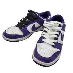 【中古品】NIKE ナイキ DD1391-104 DUNK LOW RETRO CHAMPIONSHIP COURT PURPLE ダンク ロー チャンピオンシップ コートパープル スニーカー 靴 【160-260130-tt-08-izu】