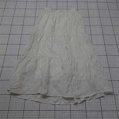 ◇ Θ ディスコート Discoat ティアードスカート ホワイト系 PS レディース E  【1512220022445】