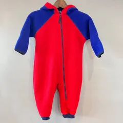 L.L.Bean エルエルビーン ロンパース ジャンプスーツ オールインワン つなぎ 赤 青 レッド ブルー baby ベビー 12-18M 80cm